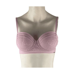 Pink women's pink lace push up bra size XS